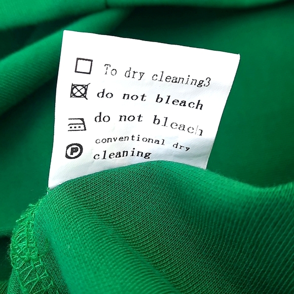 ANGEL VOICE Pockets, Kelly Green Jersey Dress, Balloon, Lagenlook - Picture 3 of 5